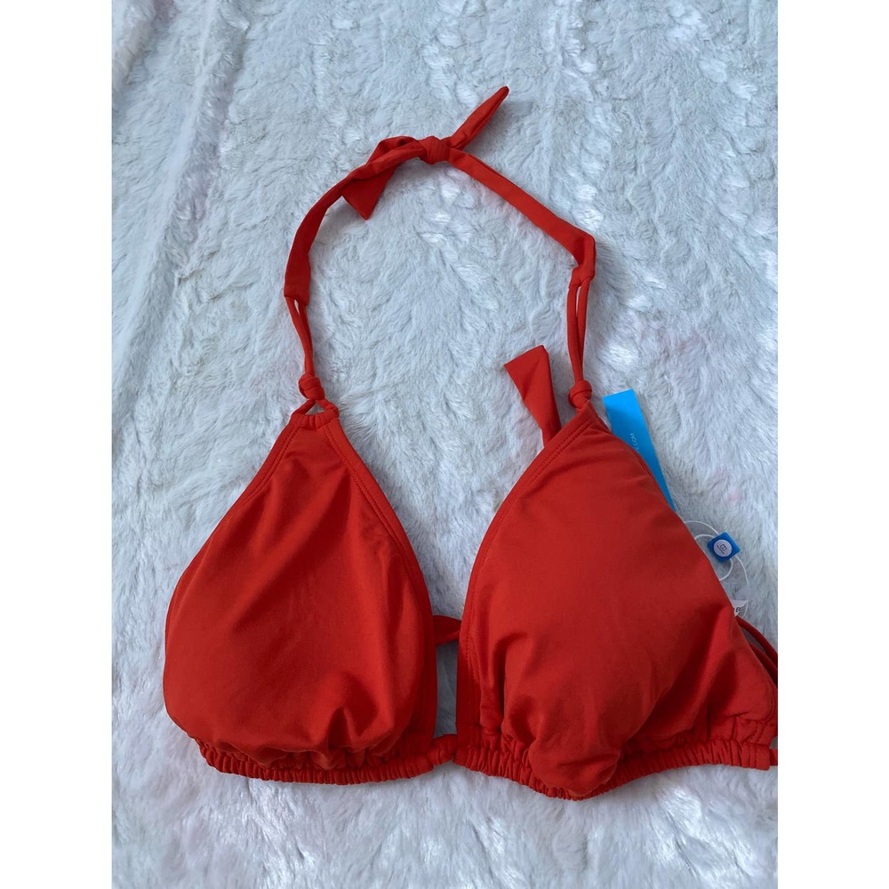 NWT Bleu | Rob Beattie bikini top. Size 39 d/dd. Orange